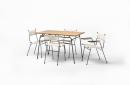 Suite of Corded furniture: chairs
