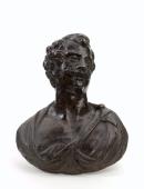 Bust of a man, door boss