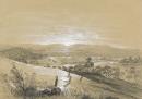 View from the Pentland Hills looking towards the Dandenong Ranges