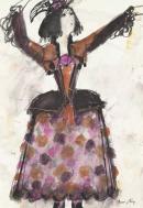 Fandango (Costume design for Don Quixote - Australian Ballet, 1970)
