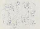 TV drawing: Cranmer; Jane; (Regal and court figures)