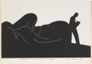 Figure in a rocky landscape