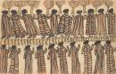Figures in possum skin cloaks