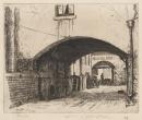 The approach to the old stables of Cobb and Co., Melbourne