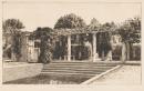 The pergola and bath, Coombe cottage