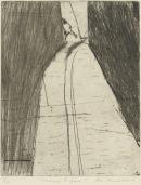 Fleeing figure