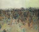 Horseman in landscape