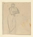 Figure with arms folded