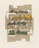 Eight reclining figures with architectural background from the ...