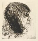 Profile portrait of Arthur Boyd