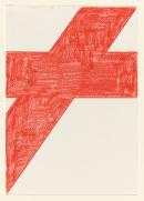 Untitled (Non-objective composition with overlapping oblique and horizontal oblongs)