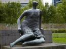Draped seated woman