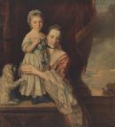 Georgiana, Countess Spencer and her Daughter