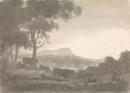 Landscape with cows (Breeston Castle near Nottingham)