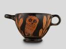 Skyphos (Glaux) (Attic red-figure ware)