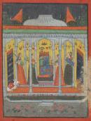 Raga Bhairava, from a Ragamala series
