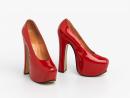 Platform court shoes
