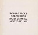 Color book hand stamped New York 1975