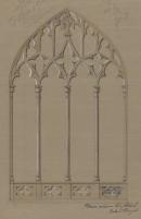 Design for a screen for St Bartholomew's, Burnely