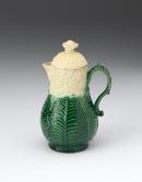 Cauliflower jug, lidded jug