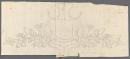 Template for a sideboard pediment