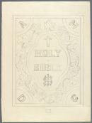 Template for a Bible cover