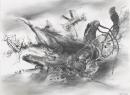 Study for The darkening stage
