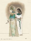 Costume designs for Aida, Lady and slave, Act II, Scene II