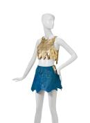 Scaled top and stud skirt
