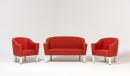 Sofa and two armchairs from the Villa Gallia range