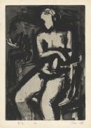 Seated figure