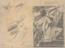 Studies for the linocut Limpang Tung