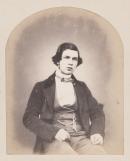 No title (Young man in a checked bowtie)