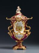 Lidded vase