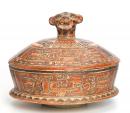 Jaguar-lidded bowl