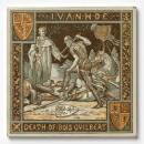 Ivanhoe: The death of Bois Gilbert, ch XLIV, tile