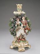 Summer and autumn, from The four seasons, candlestick