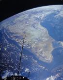 India and Ceylon from spacecraft eight hundred miles up