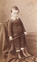 No title (Very young boy, about three years old), carte-de-visite