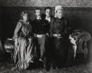 Robert Louis Stephenson, his wife, mother and step-sister, Sydney