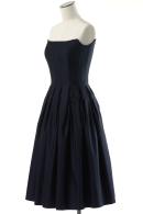Diamond pleat corset dress