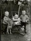 Peasant children, Westerwald, 1923