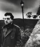 Francis Bacon walking on Primrose Hill, London