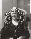 Elsa Maxwell, dressed as an infanta for a costume ball 1957