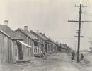 Houses and street in the Negro quarter, Tupelo, Mississippi