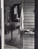 Washroom and dining area of Floyd Burroughs' home, Hale County, Alabama