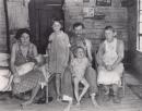 Bud Fields and his family, Hale County, Alabama