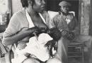 Coloured sharecropper family living in Little Rock, Arkansas