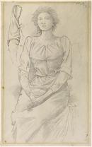 Study for Portrait of Baronne Madeleine Deslandes