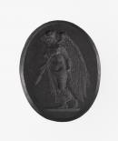 Nike holding a pike, intaglio gem